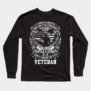 Proud Veteran Long Sleeve T-Shirt